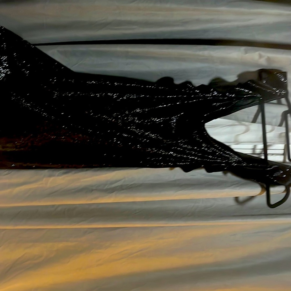 Brand new black velvet Victoria’s Secret dress with tags XS midi cocktail dress